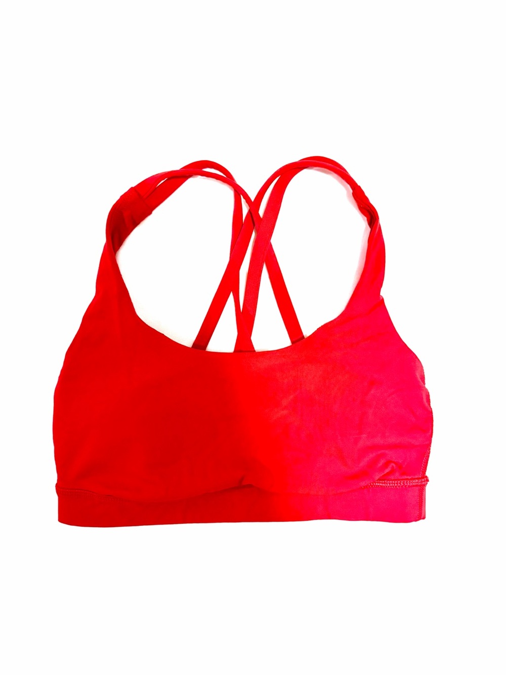 Lulu lemon Women's Strappy Sports Bra - Red